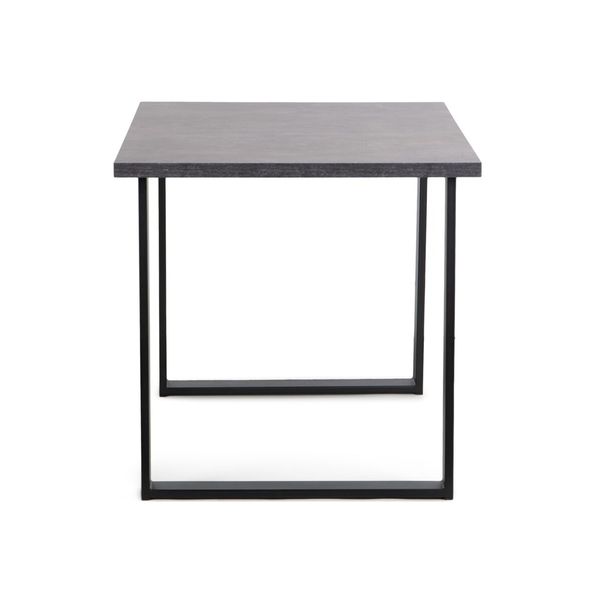 KONSIMO CETO Stół w industrialnym stylu matowy szary