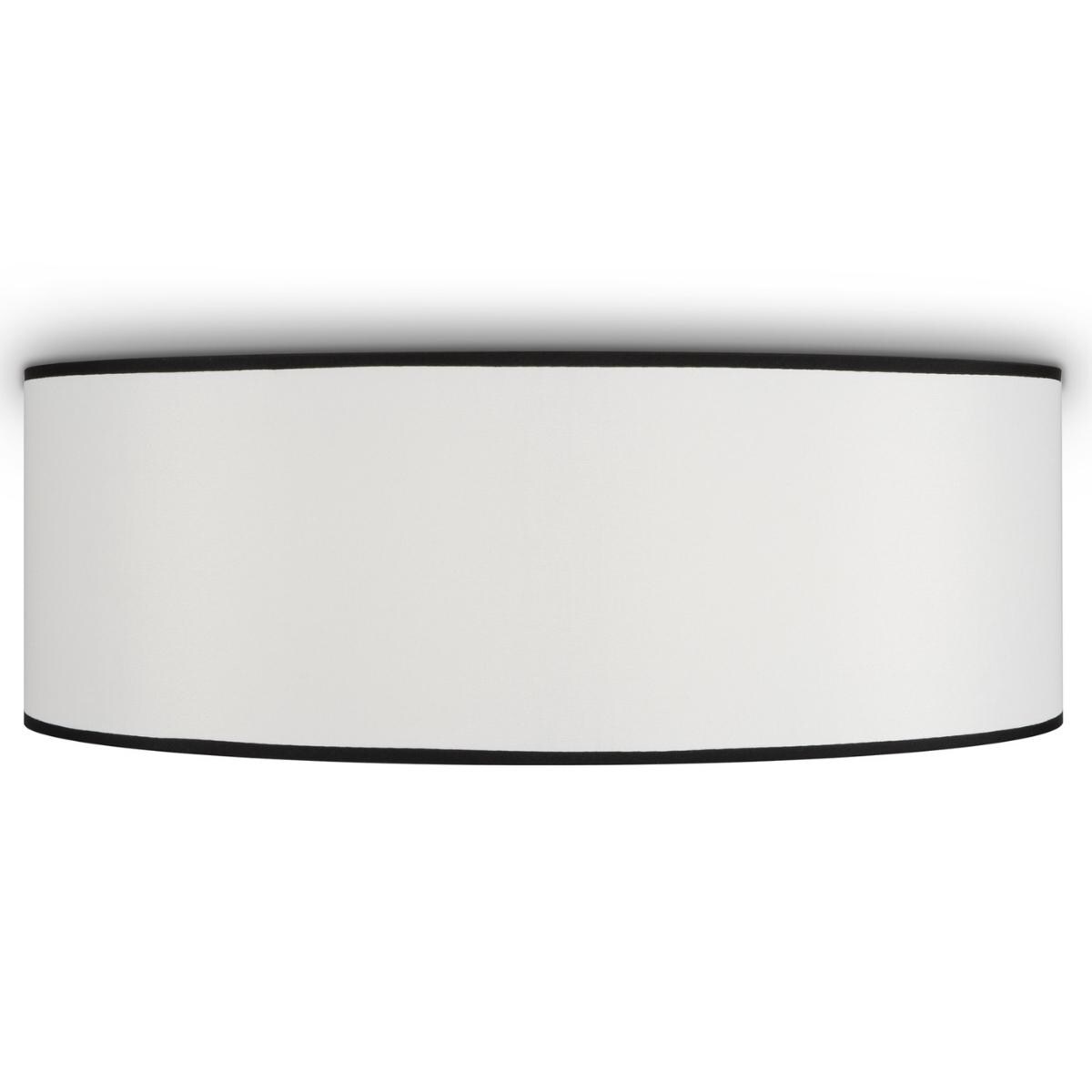 Plafon okrągły Bergamo MOD613CL-03W Maytoni abażurowy biały czarny