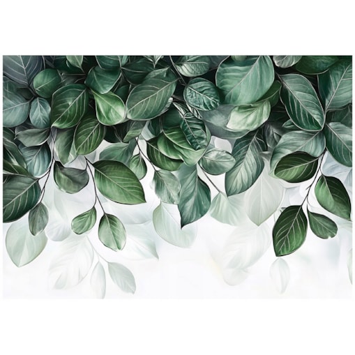 Fototapeta Do Sypialni Salonu Na Flizelinie Liście Natura Zielony 400x280