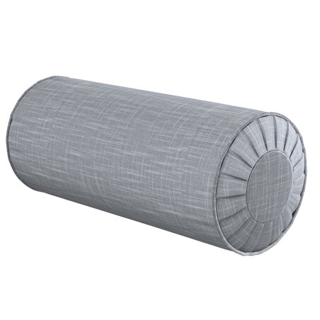 Poduszka wałek z zakładkami, szary, Ø20 x 50 cm, Harmony