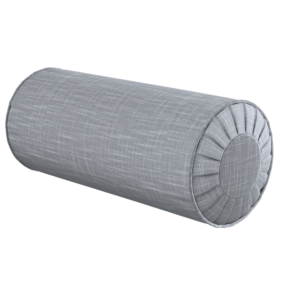 Poduszka wałek z zakładkami, szary, Ø20 x 50 cm, Harmony