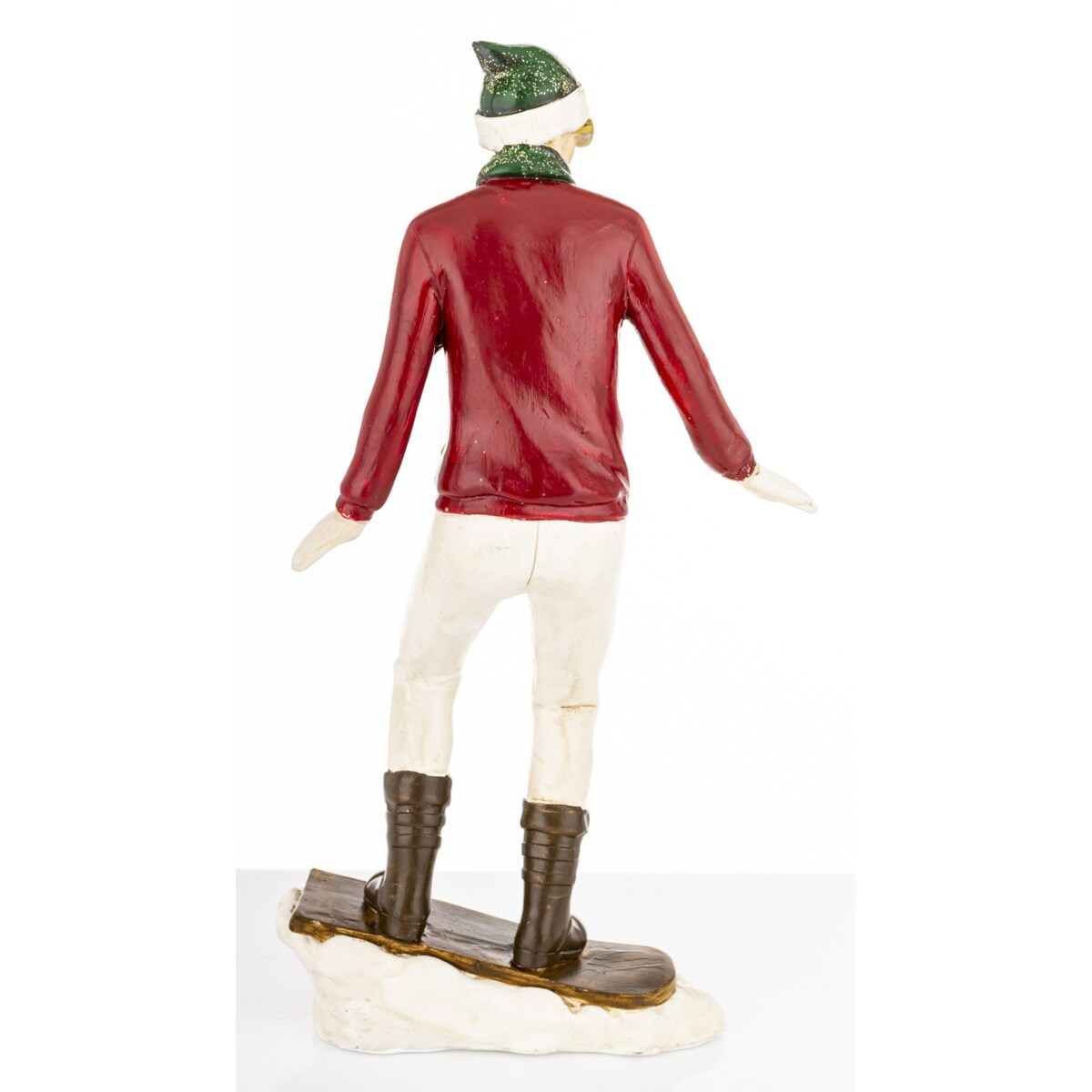 Dekoracja - figurka 25x13,5x5,5 cm SNOWBORDZISTA