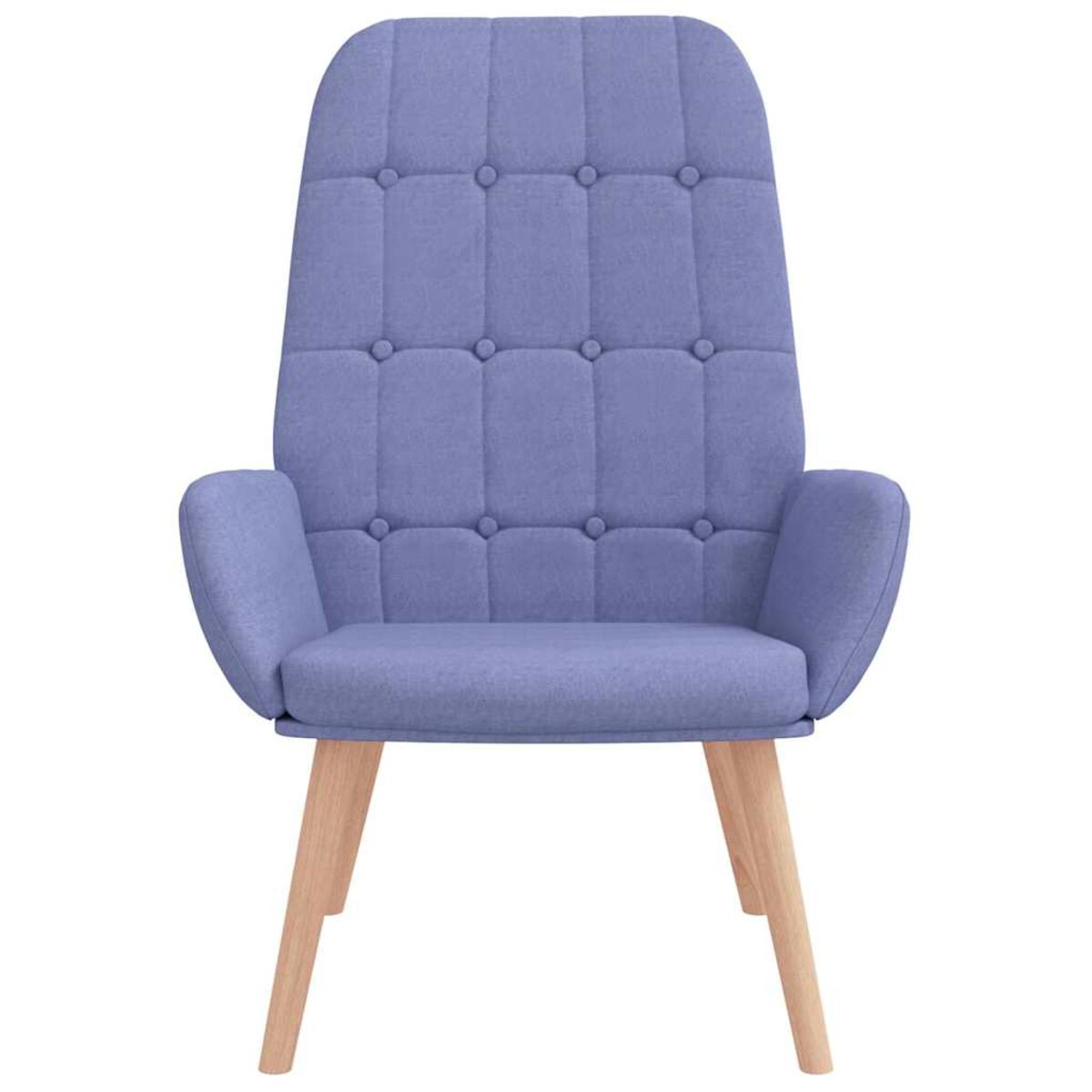 vidaXL Fotel relaksacyjny Jeans Niebieski Tkanina