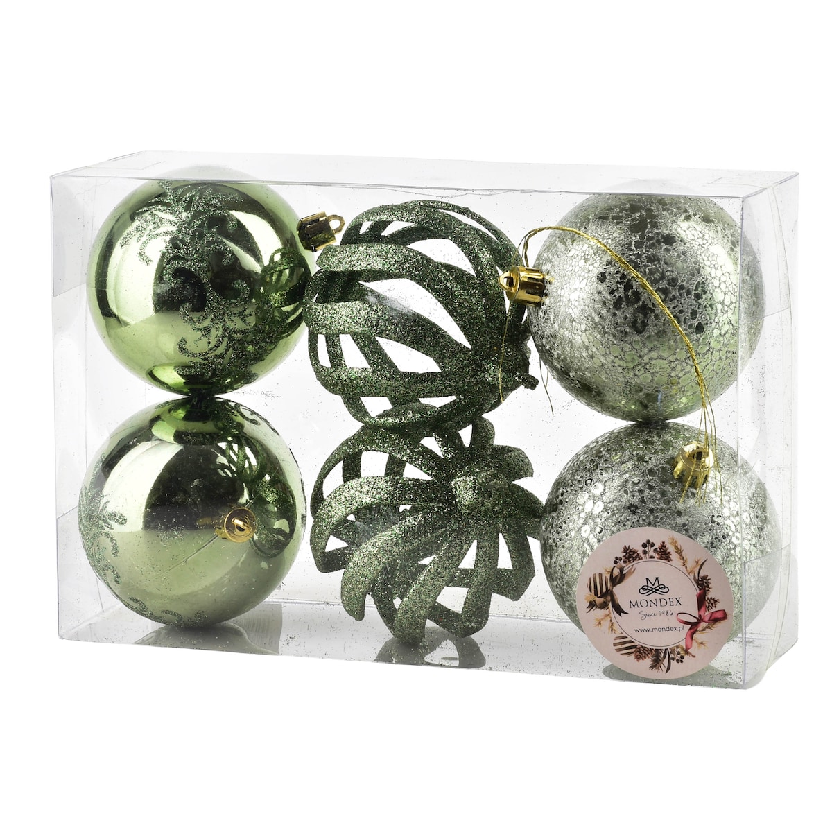 Bombki Choinkowe Santa Lila