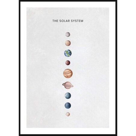 Poster Story, Plakat, Obraz - Układ Słoneczny, wymiary 30 x 42 cm