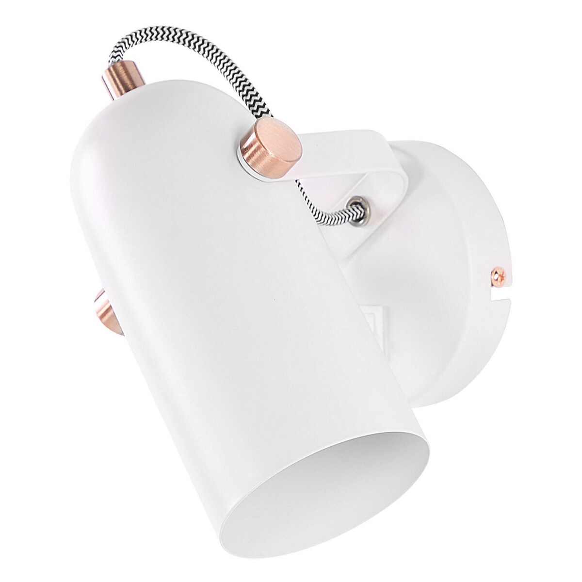 Lampa spot metalowa biała TYRIA