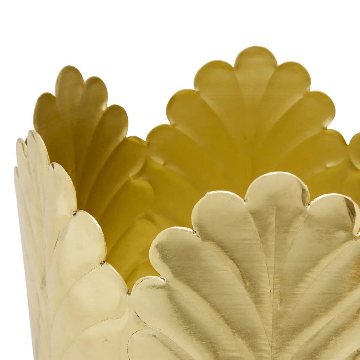 Komplet dwóch złotych osłonek, złote 21x18 cm, Belli