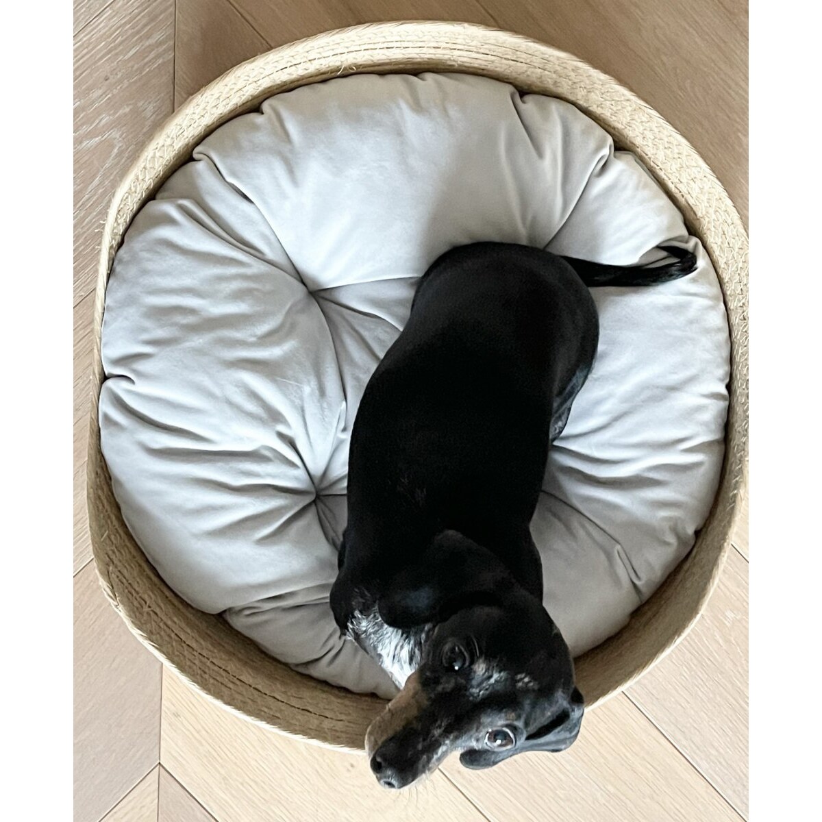 Legowisko Marbella antracyt