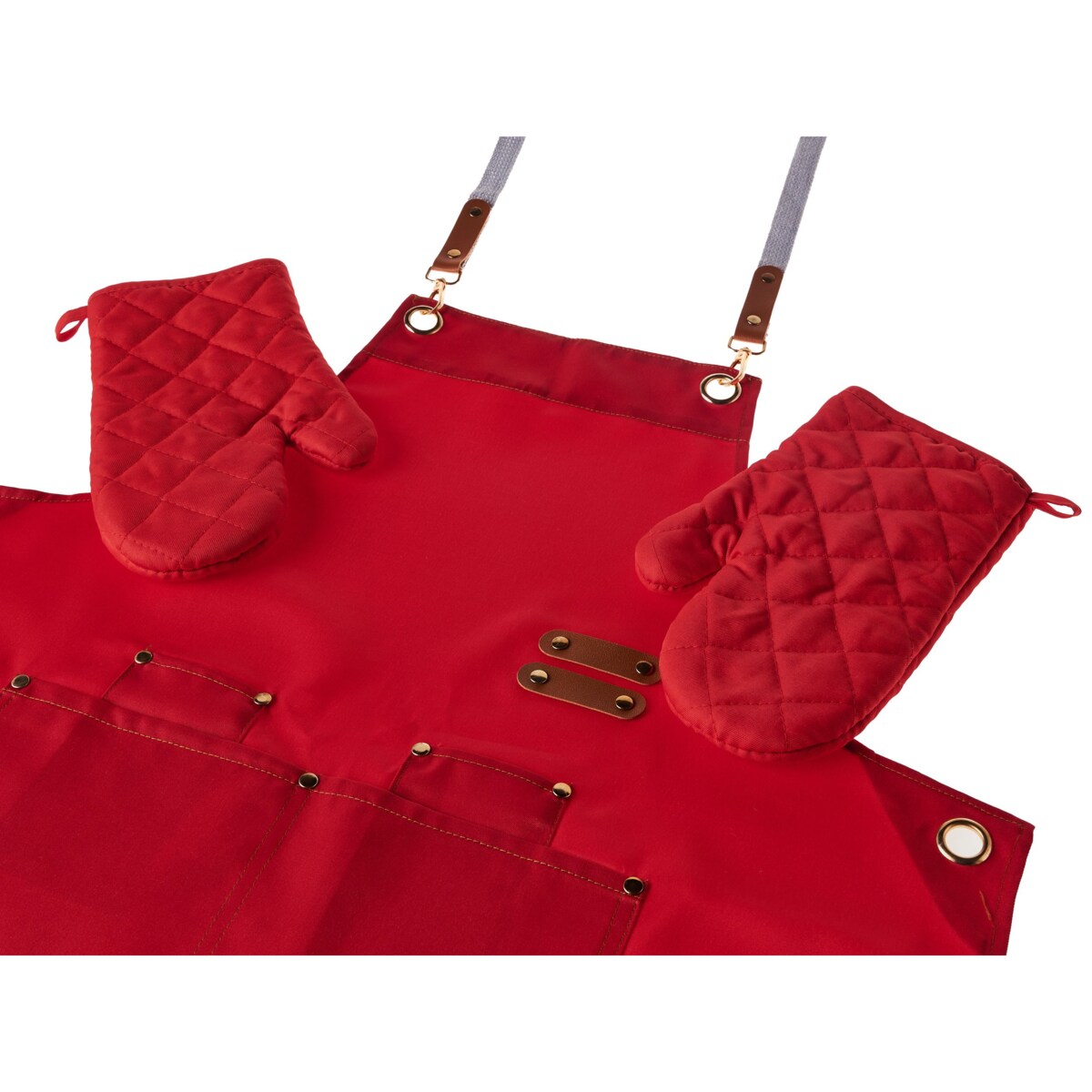 Zestaw tekstyliów kuchennych BRASSICA Czerwony