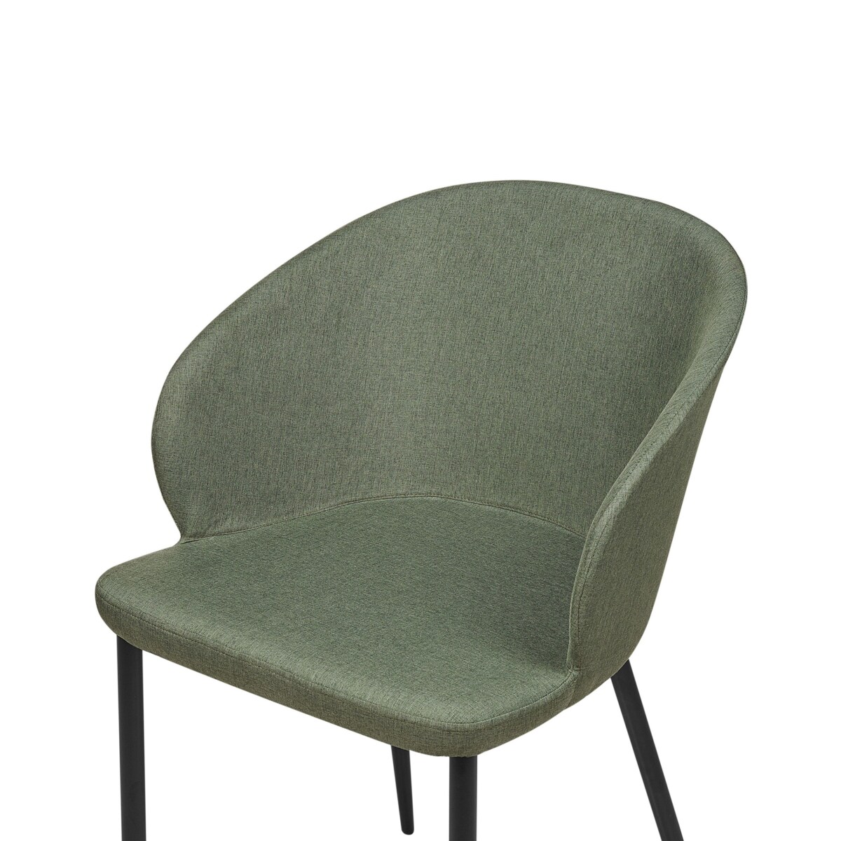 Zestaw 2 krzeseł do jadalni MASON Ciemnozielony