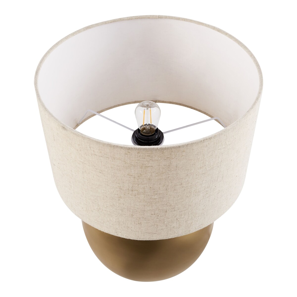 Lampa stołowa SOBRAMATI Metal Mosiężny