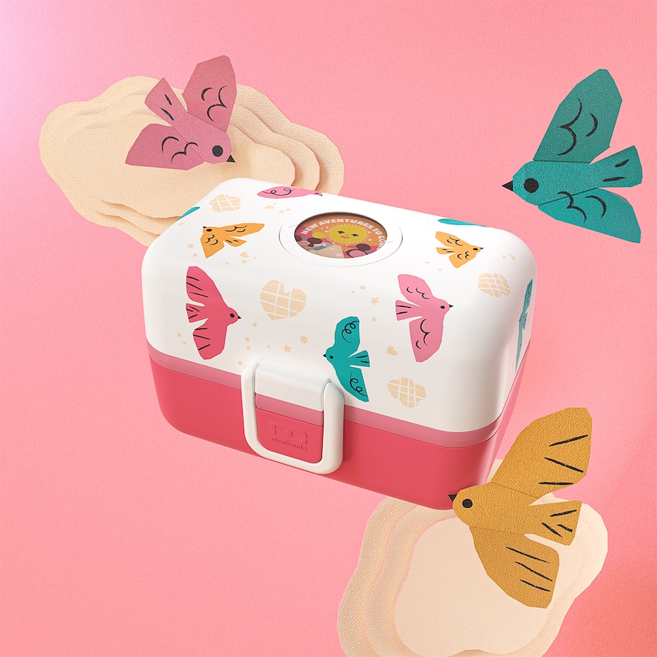 Monbento Tresor lunchbox dla dzieci 0,8 l Birds