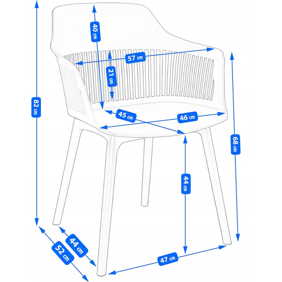 Krzesło Do Jadalni Kuchni Salonu Cornido Beżowe