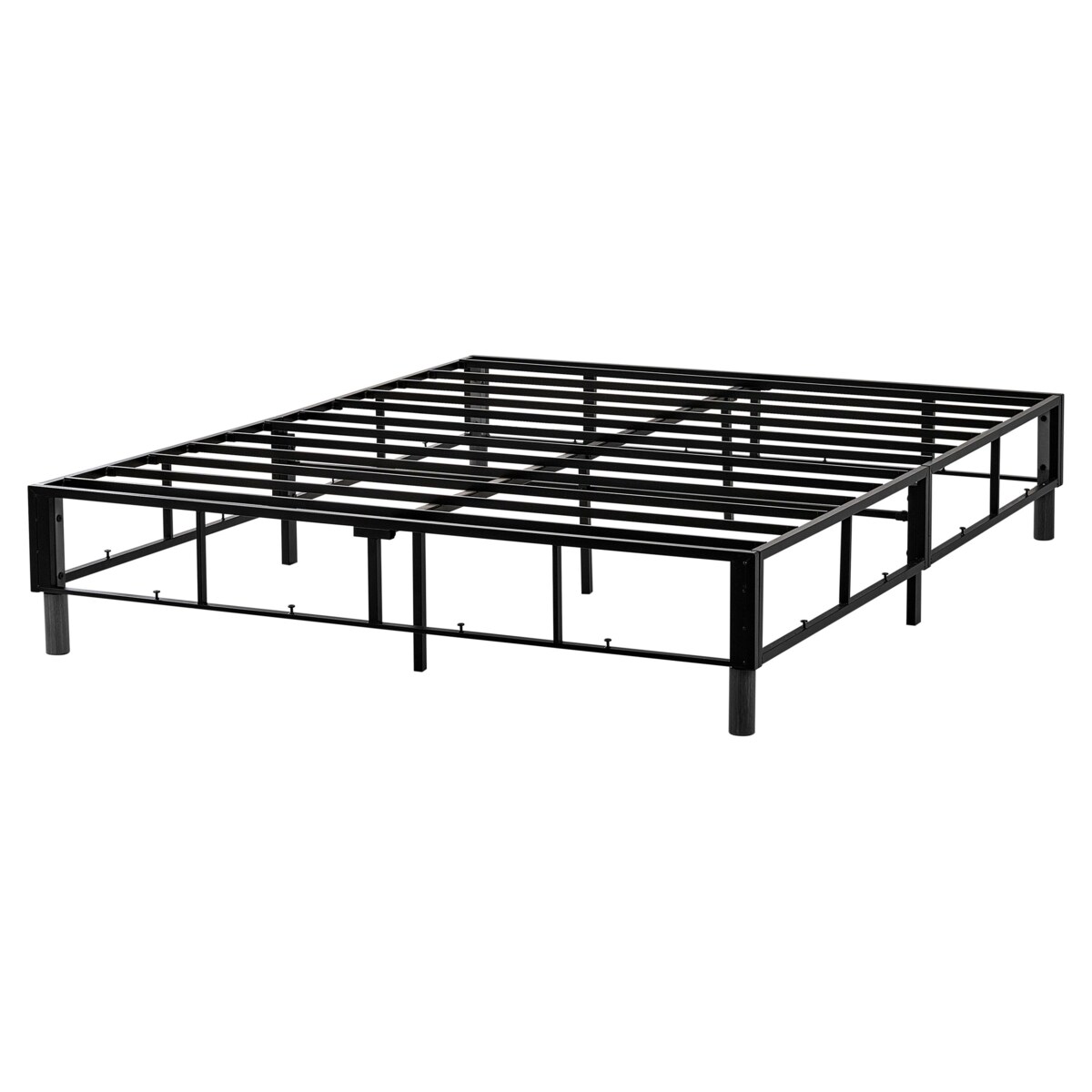 Łóżko bez zagłówka COUNTESS 160 x 200 cm Jasnoszary