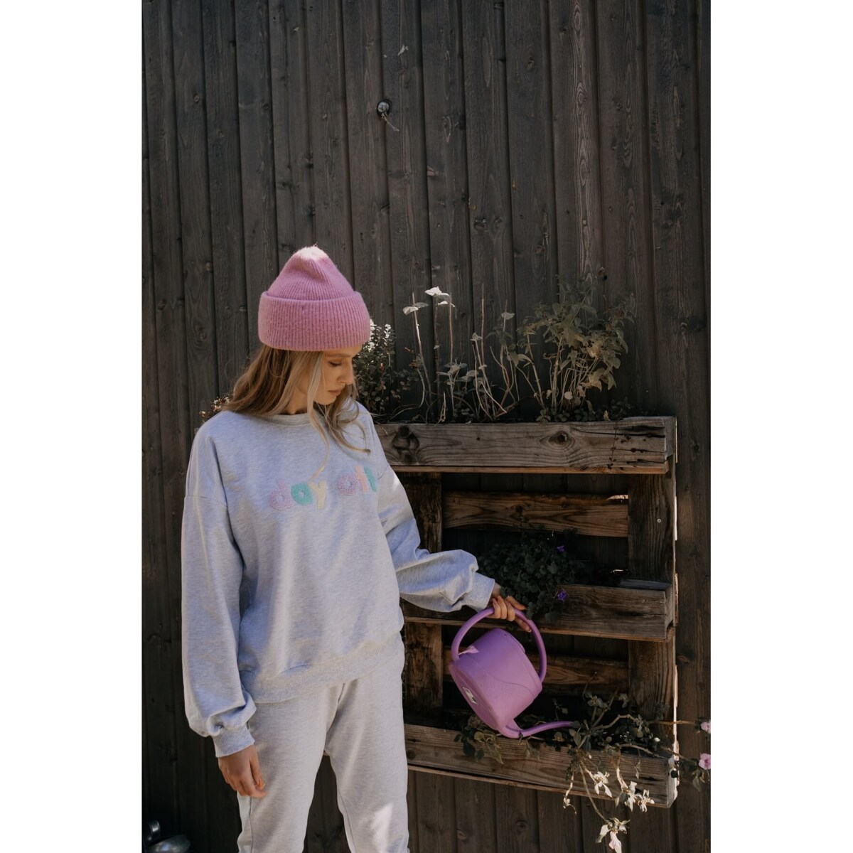 Bluza day off szara L