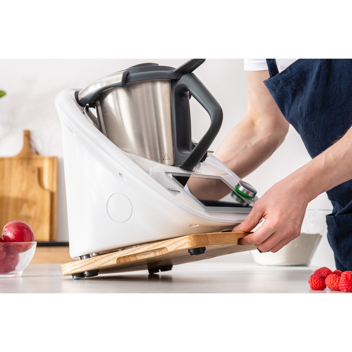 KONSIMO COQUERE Deska do Thermomixa, jesion olejowany