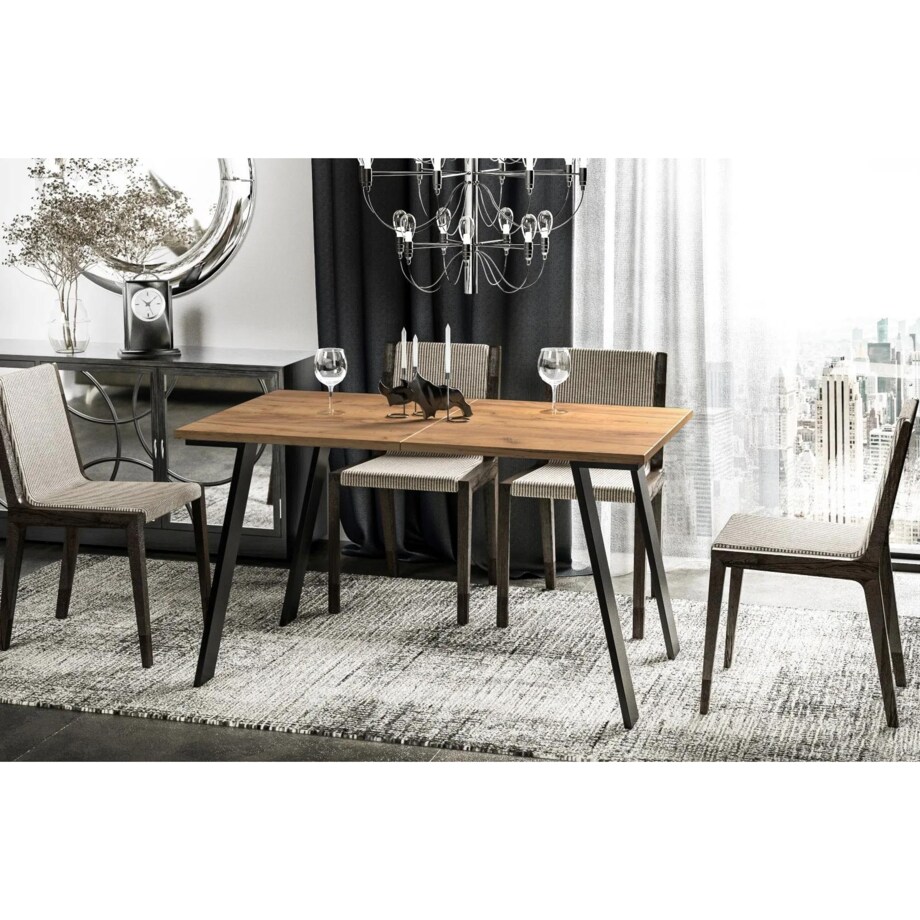 Stół rozkładany LIWIA 130(210)x80 dąb złoty craft