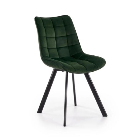 Krzesło tapicerowane K332 VELVET zielone