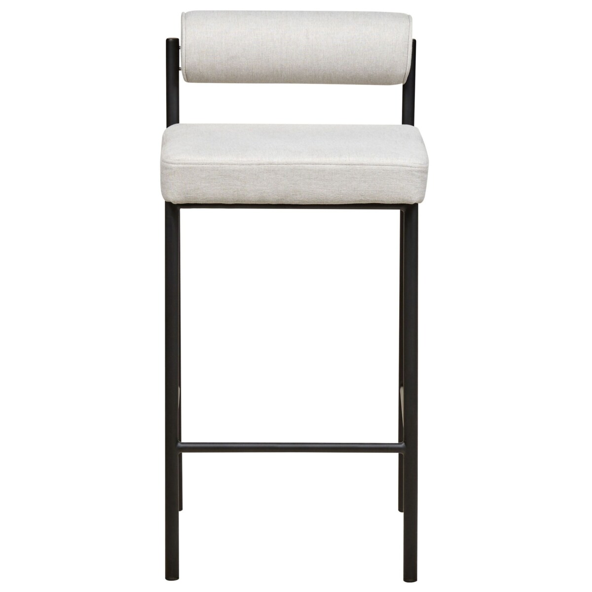 Zestaw 2 krzeseł barowych jasnoszary AMAYA