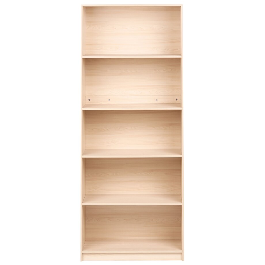 Regał na książki 5 półek ZEHNA 195 cm Jasnobrązowy
