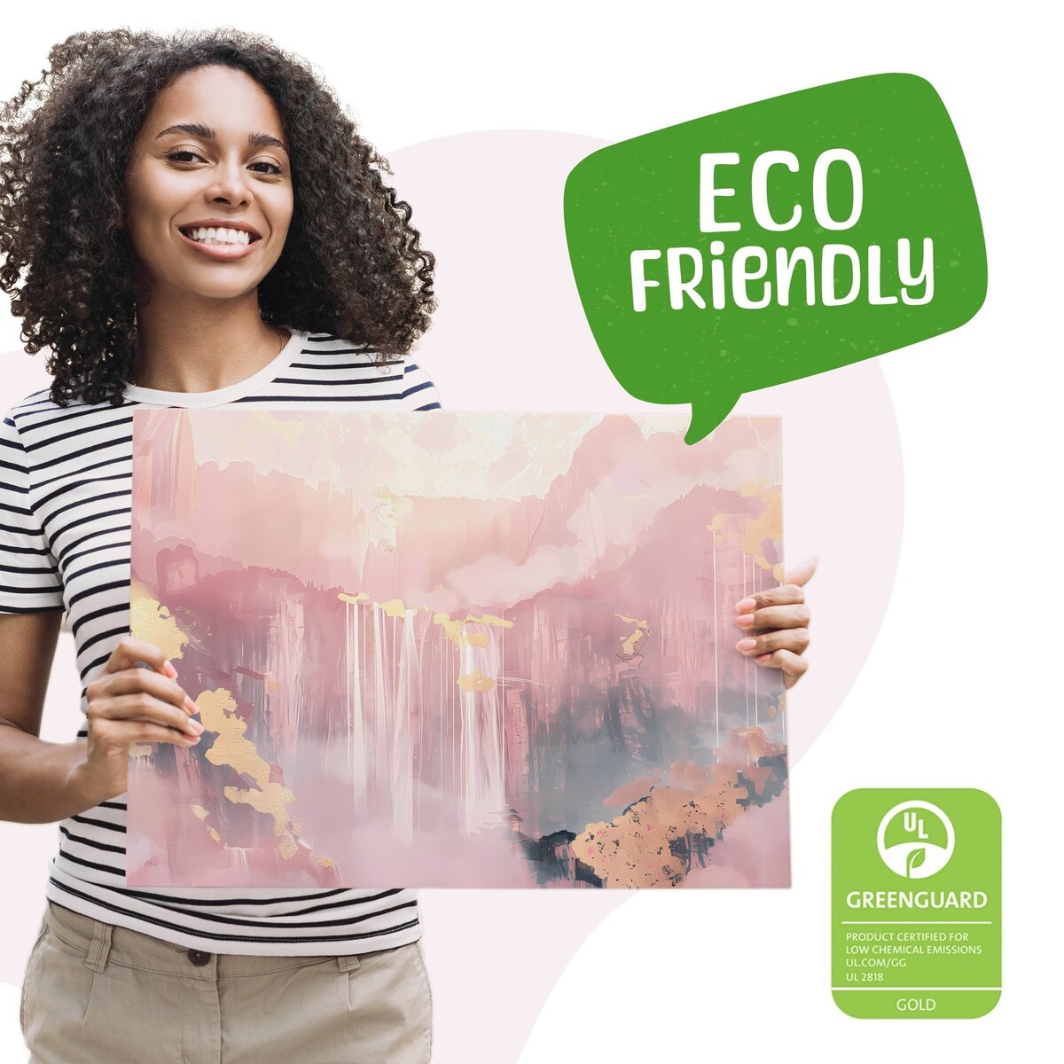 Obraz Na Płótnie Do Salonu Chiński Krajobraz Wodospady Styl Glamour 120x80cm