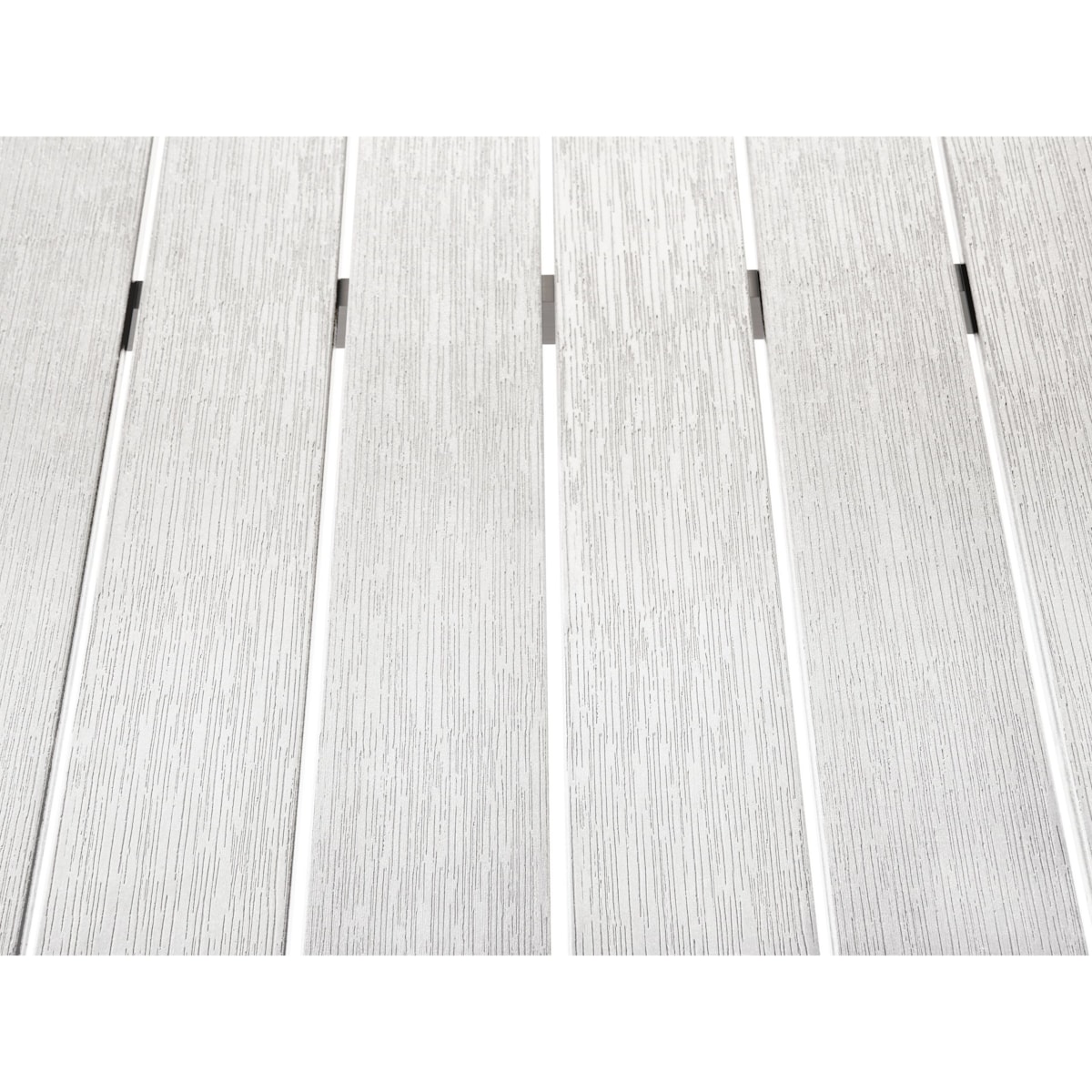 Stół ogrodowy VERNIO 180 cm 90 cm Metal Biały