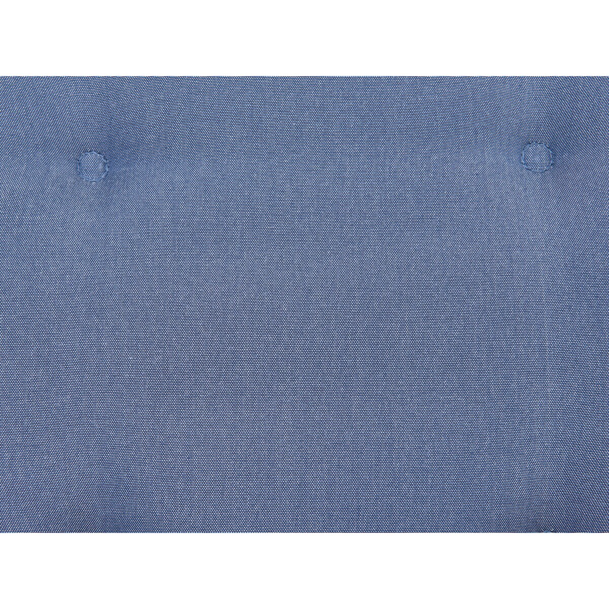 Zestaw 8 poduszek na krzesła ogrodowe niebieskie MAUI