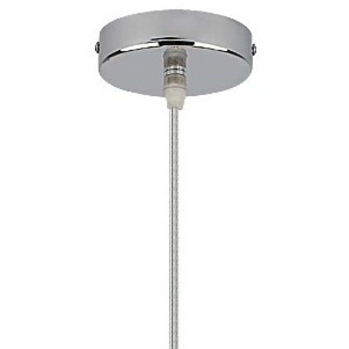 Szklana LAMPA wisząca DONATI 5249 Rabalux loftowa tuba do sypialni chrom