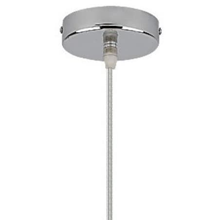 Szklana LAMPA wisząca DONATI 5249 Rabalux loftowa tuba do sypialni chrom