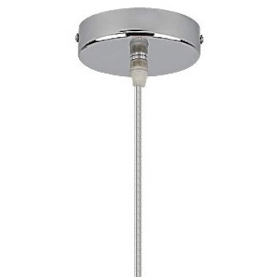 Szklana LAMPA wisząca DONATI 5249 Rabalux loftowa tuba do sypialni chrom