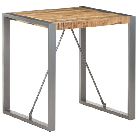 vidaXL Stół jadalniany, 70x70x75 cm, lite surowe drewno mango