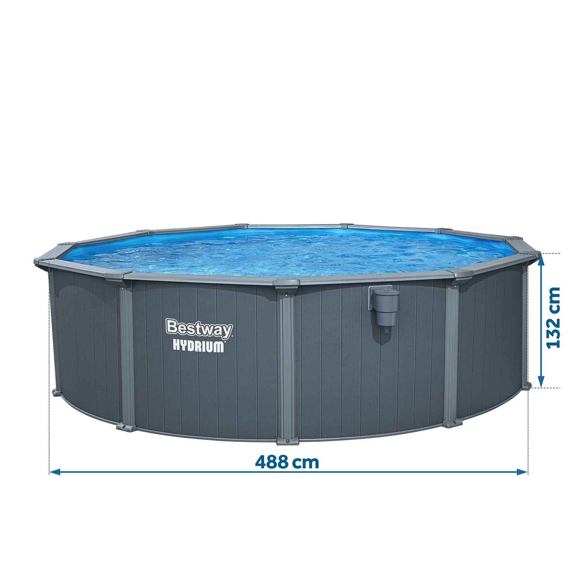 Basen stelażowy Hydrium 488x132 Bestway całoroczny 561CU zestaw