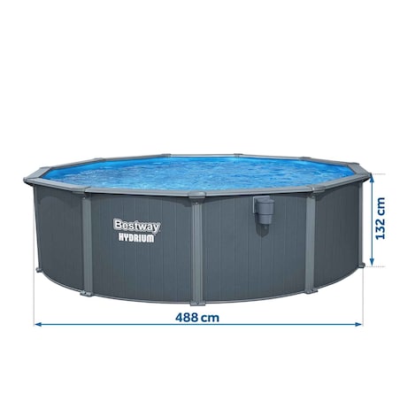 Basen stelażowy Hydrium 488x132 Bestway całoroczny 561CU zestaw