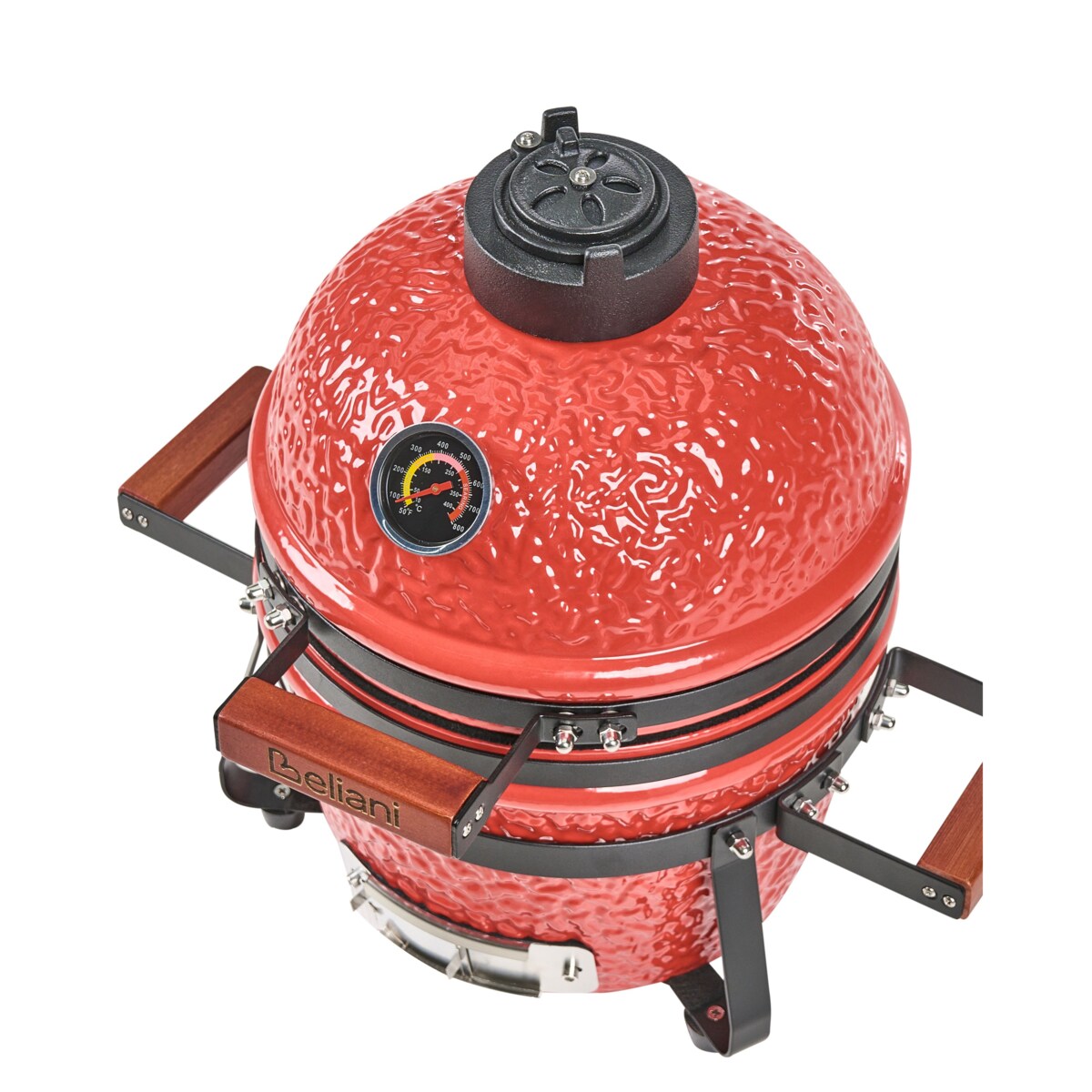 Mini grill węglowy KAMADO Ceramika Czerwony