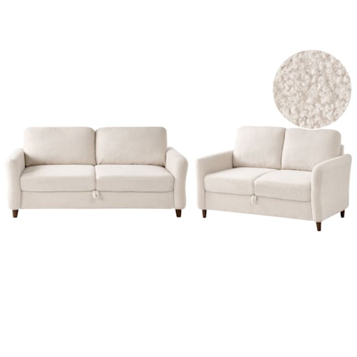 Komplet wypoczynkowy dla 5 osób MARE Boucle Beżowy