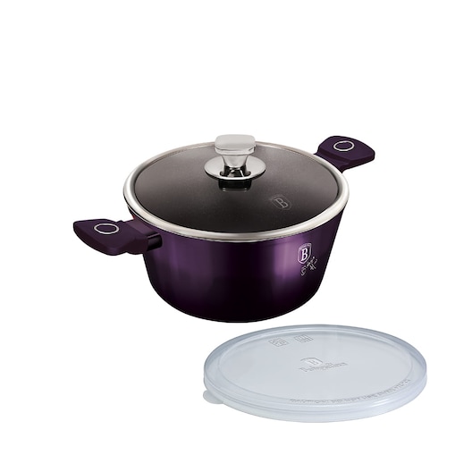Garnek z powłoką tytanową 20cm 2.2L BERLINGER HAUS Purple Eclipse
