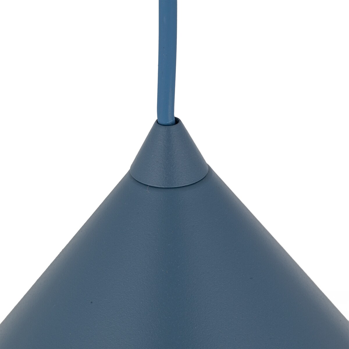 Lampa wisząca TK Lighting CONO L NAVY granatowa E27 regulowana wysokość 160 cm do salonu i jadalni