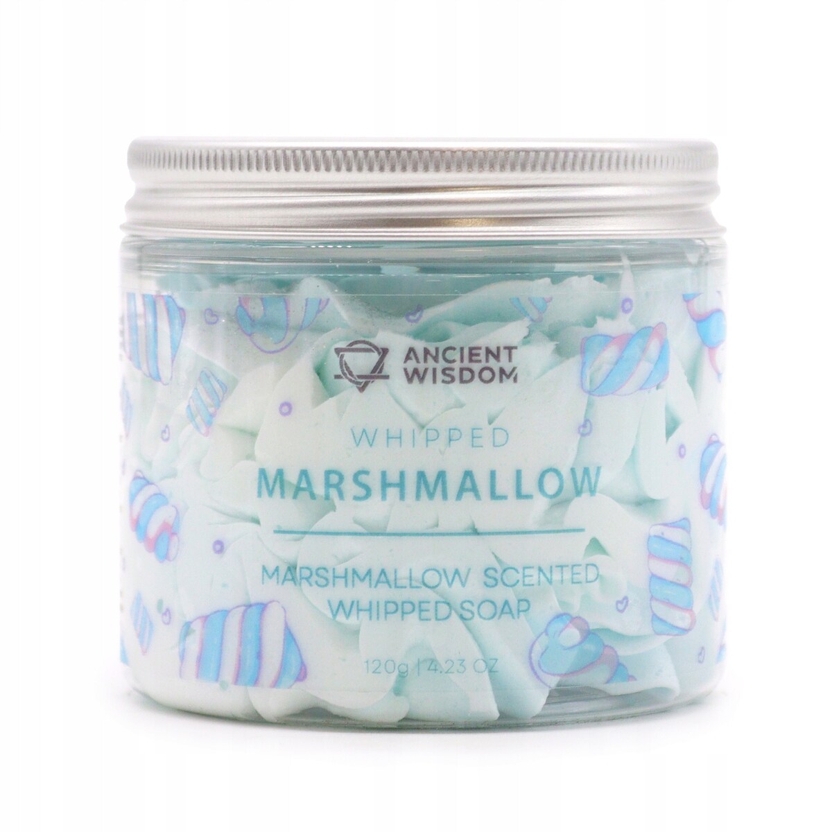 AWGIFTS Puszyste Kremowe Mydło 120g Marshmallow zapach do spa kąpieli gift