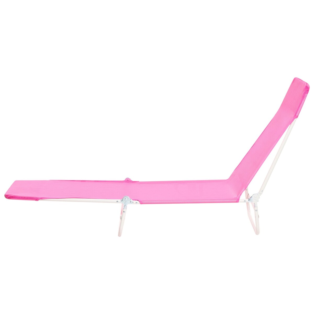 Leżak ogrodowy KASTORIA Składane Metal Fuksja
