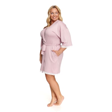 Szlafrok kolor różowy SWW.7155.PAPAYA - L
