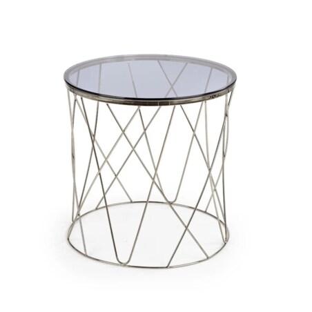Stolik kawowy SELENA 55x55 dymiona/chrom