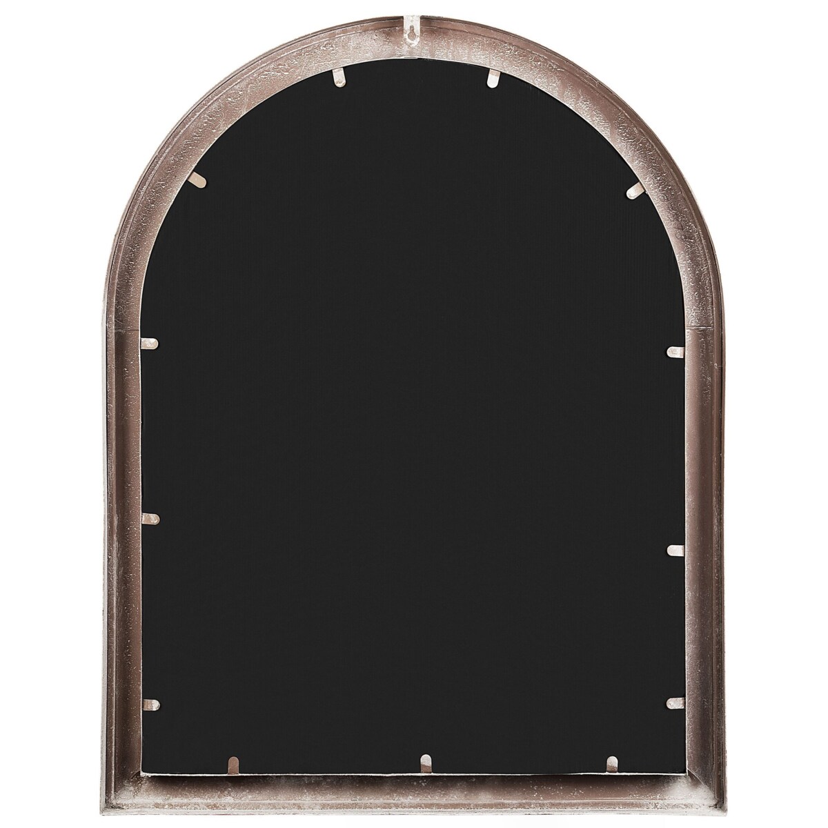 Metalowe lustro ścienne okno 69 x 88 cm beżowe EMBRY