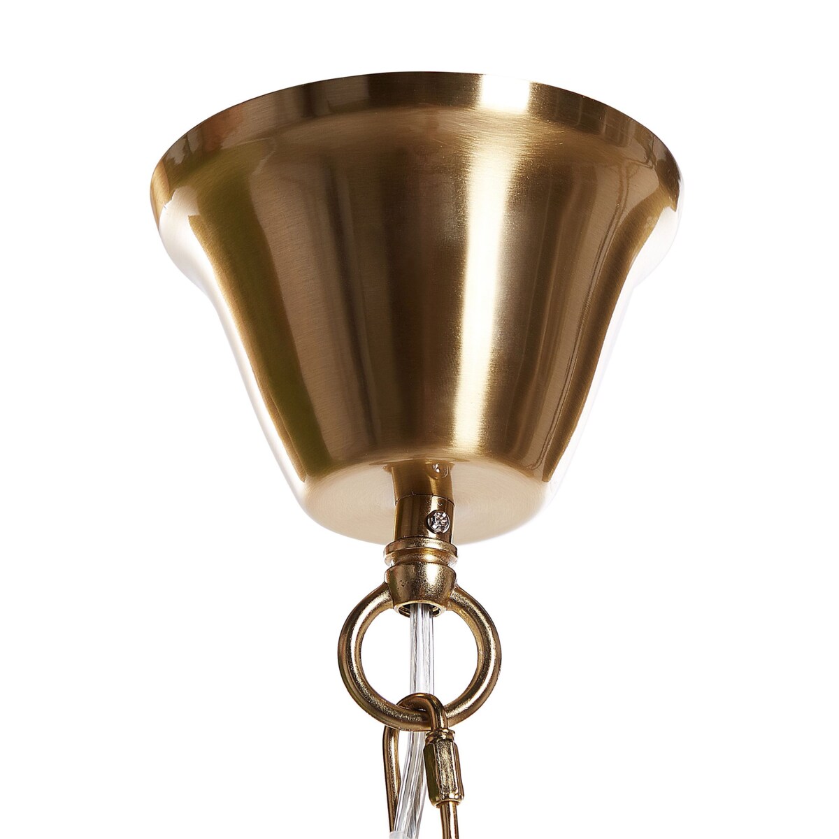 Żyrandol metalowy miedziany BRADANO