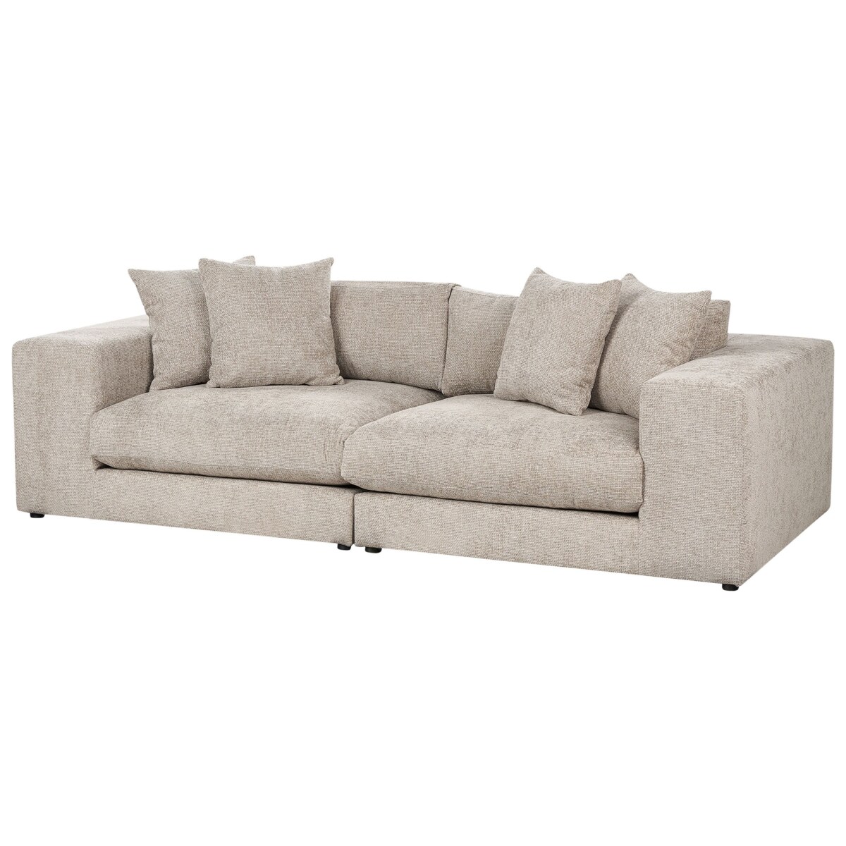Sofa GLORVIKA II Beżowoszary dla 3 osób