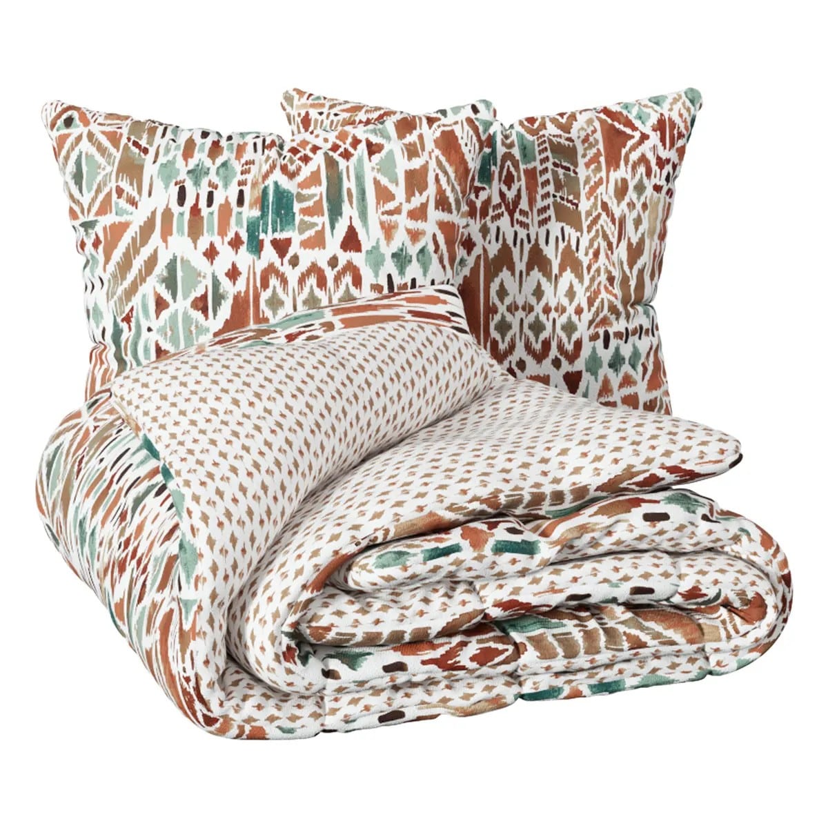 Komplet pościeli bawełnianej Ikat 240x220 cm