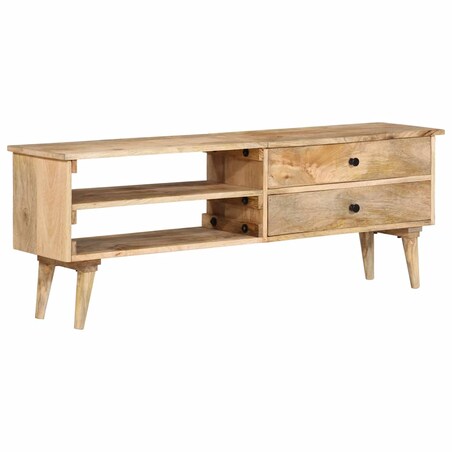 vidaXL Szafka pod telewizor, 140x30x50 cm, lite drewno mango