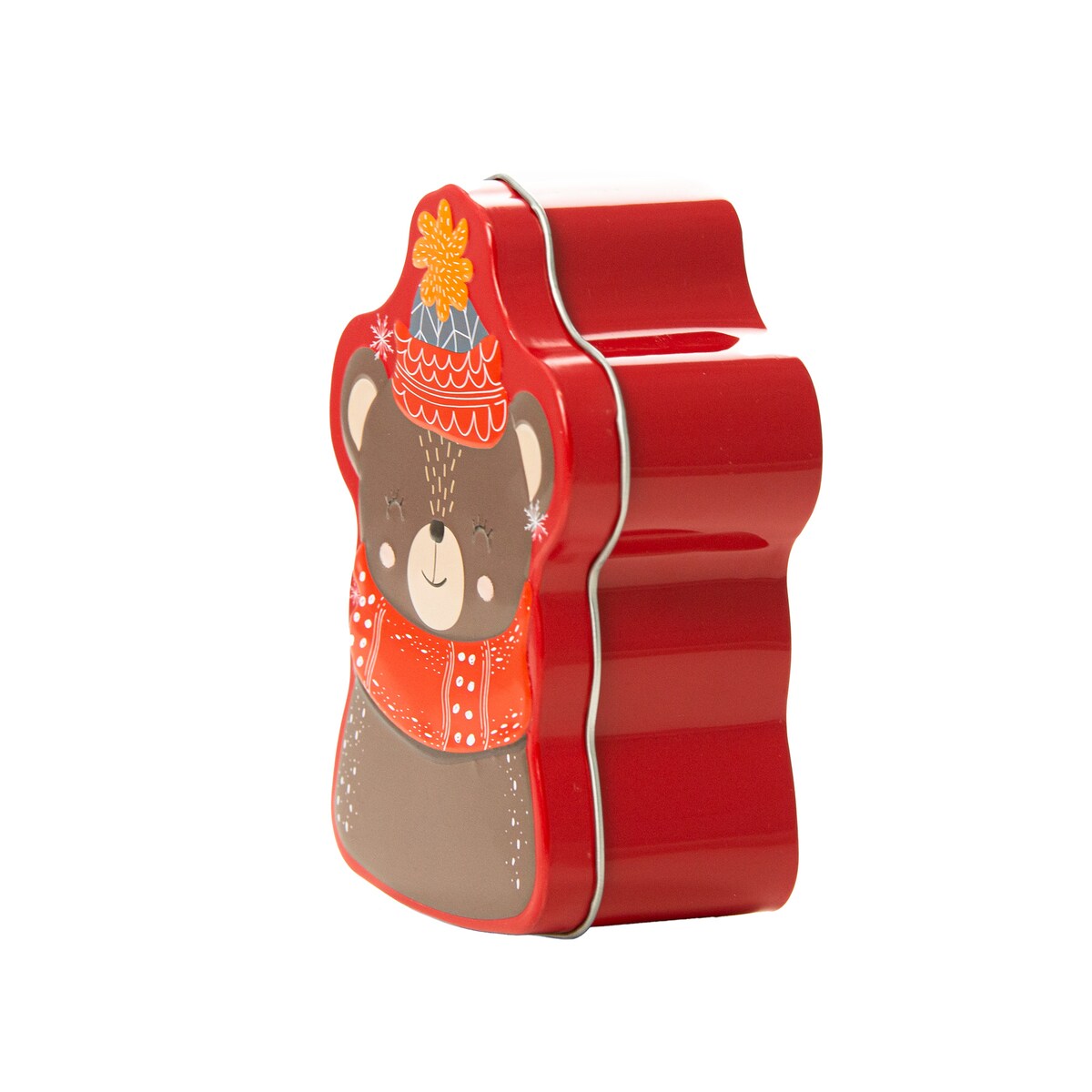 Puszka Na Pierniki Ciastka Herbatę Świąteczna Boże Narodzenie 9X13 Cm Miś