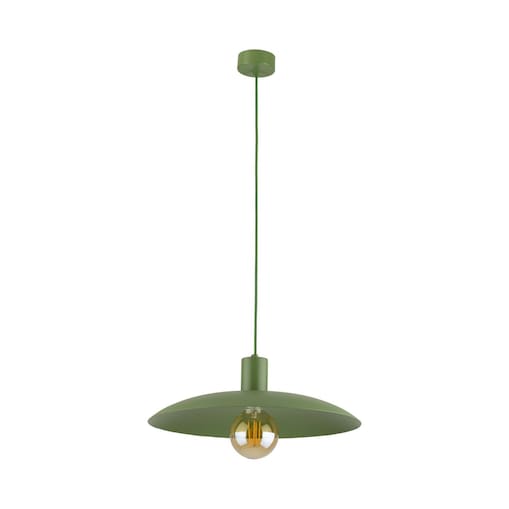 Lampa wisząca zielona ASTRA PEAPOD 10713 TK Lighting E27 metalowa regulowana 41 cm do salonu i jadalni