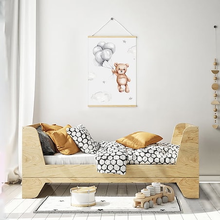 Poster Story, Plakat, Obraz - Miś Marzyciel, wymiary 21 x 30 cm