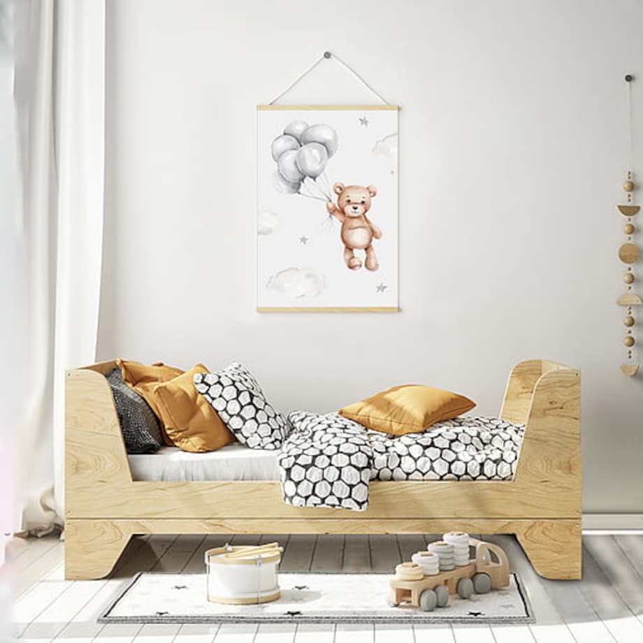 Poster Story, Plakat, Obraz - Miś Marzyciel, wymiary 21 x 30 cm